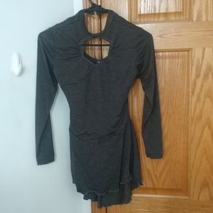 Grey Ice skating dress Adult S